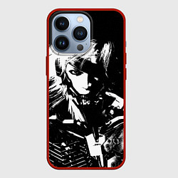 Чехол iPhone 13 Pro METAL GEAR RISING - ЧБ ГЕРОЙ