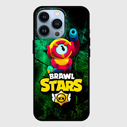 Чехол для iPhone 13 Pro Otis Отис Brawl Stars, цвет: 3D-черный