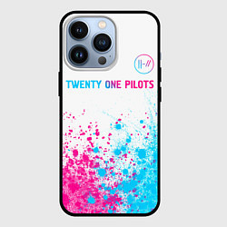 Чехол iPhone 13 Pro Twenty One Pilots Neon Gradient