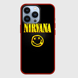 Чехол для iPhone 13 Pro NIRVANA соты, цвет: 3D-красный