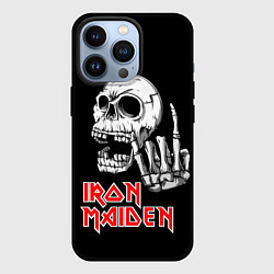 Чехол iPhone 13 Pro Iron Maiden Череп