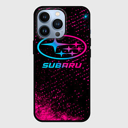 Чехол iPhone 13 Pro Subaru Neon Gradient FS
