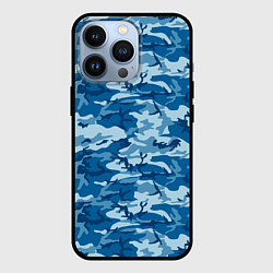 Чехол iPhone 13 Pro Камуфляж морской