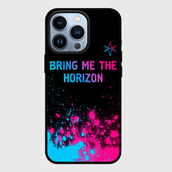 Чехол iPhone 13 Pro Bring Me the Horizon Neon Gradient