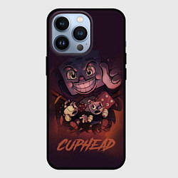 Чехол iPhone 13 Pro Cuphead - Король кости