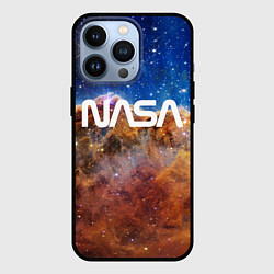 Чехол iPhone 13 Pro Лого NASA и Туманность Киля