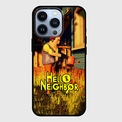 Чехол iPhone 13 Pro Hello Neighbor Привет сосед Сосед поливает