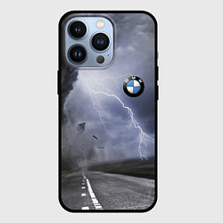 Чехол для iPhone 13 Pro Никакая стихия не остановит BMW, цвет: 3D-черный