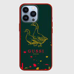 Чехол iPhone 13 Pro Gucci - ga ga ga - краска