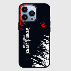 Чехол для iPhone 13 Pro Five Finger Death Punch - краска, цвет: 3D-черный