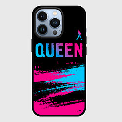 Чехол для iPhone 13 Pro Queen Neon Gradient, цвет: 3D-черный