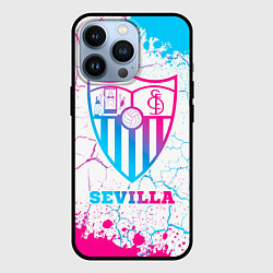 Чехол iPhone 13 Pro Sevilla FC Neon Gradient