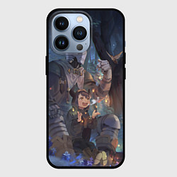 Чехол iPhone 13 Pro Сомали и Голем на перевале - Сомали и лесной дух