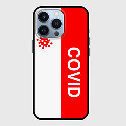 Чехол для iPhone 13 Pro COVID - ВИРУС, цвет: 3D-черный