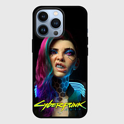 Чехол iPhone 13 Pro Cyberpunk - girl grillz