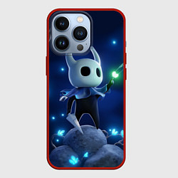 Чехол iPhone 13 Pro Hollow Knight неоновые бабочки