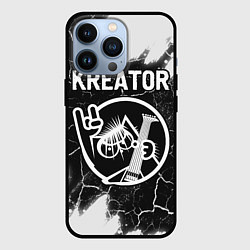 Чехол iPhone 13 Pro Kreator кот - краска