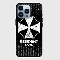 Чехол iPhone 13 Pro Resident Evil с потертостями на темном фоне