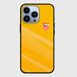 Чехол для iPhone 13 Pro Sevilla желтая абстракция, цвет: 3D-черный