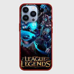 Чехол iPhone 13 Pro Коллаж LoL - Legue of Legends