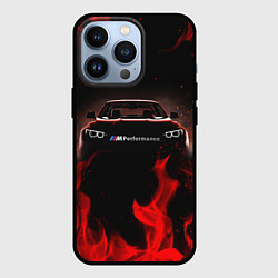 Чехол для iPhone 13 Pro Огненная БМВ перформанс, цвет: 3D-черный