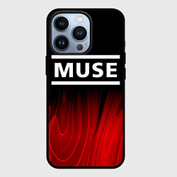 Чехол для iPhone 13 Pro Muse red plasma, цвет: 3D-черный