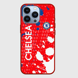 Чехол для iPhone 13 Pro Chelsea Краска, цвет: 3D-красный