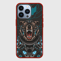 Чехол iPhone 13 Pro Кибер медведь