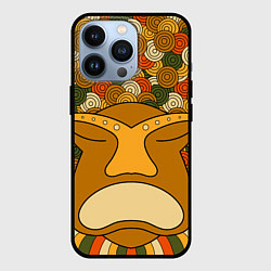 Чехол iPhone 13 Pro Polynesian tiki SERENE