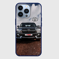 Чехол iPhone 13 Pro Toyota Land Cruiser in the mountains