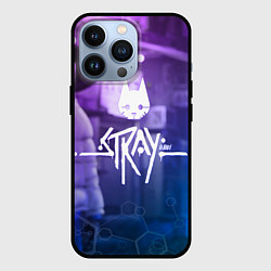 Чехол iPhone 13 Pro Stray - мордочка - neon