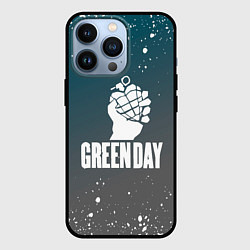 Чехол iPhone 13 Pro Green day - брызги