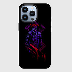 Чехол для iPhone 13 Pro Берсерк Гатс С Окровавленным Мечом, цвет: 3D-черный