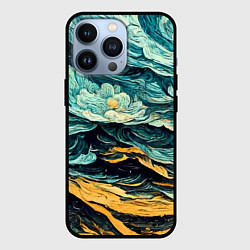 Чехол для iPhone 13 Pro Пейзаж в стиле Ван Гога, цвет: 3D-черный