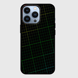 Чехол iPhone 13 Pro Радужная сетка - текстура