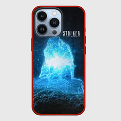 Чехол для iPhone 13 Pro STALKER Монолит, цвет: 3D-красный