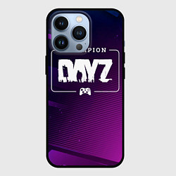 Чехол iPhone 13 Pro DayZ gaming champion: рамка с лого и джойстиком на