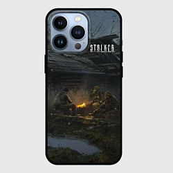 Чехол для iPhone 13 Pro STALKER Привал, цвет: 3D-черный