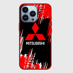 Чехол для iPhone 13 Pro Mitsubishi - краска, цвет: 3D-красный