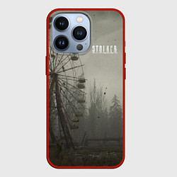 Чехол для iPhone 13 Pro STALKER Колесо Обозрения, цвет: 3D-красный