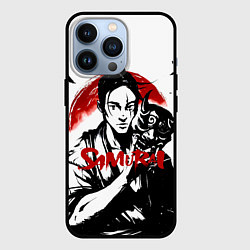 Чехол для iPhone 13 Pro Самурай и Маска, цвет: 3D-черный