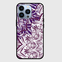 Чехол iPhone 13 Pro Фиолетовые мандалы