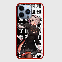 Чехол iPhone 13 Pro 2B с катаной Nier Automata
