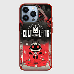 Чехол iPhone 13 Pro Cult of the lamb ритуал