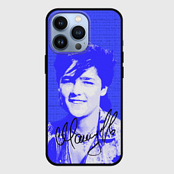 Чехол для iPhone 13 Pro Юрий Шатунов в детстве - автограф, цвет: 3D-черный