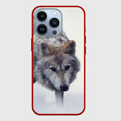 Чехол iPhone 13 Pro Волк зимой