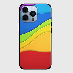 Чехол iPhone 13 Pro Семь цветов радуги