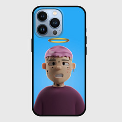 Чехол для iPhone 13 Pro Lil Peep С Нимбом, цвет: 3D-черный