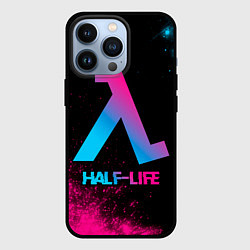 Чехол iPhone 13 Pro Half-Life - neon gradient