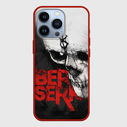 Чехол iPhone 13 Pro Berserk - Череп с клеймом жертвы